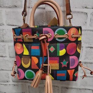 Dooney & Bourke Colorful Geometric Mini Bag